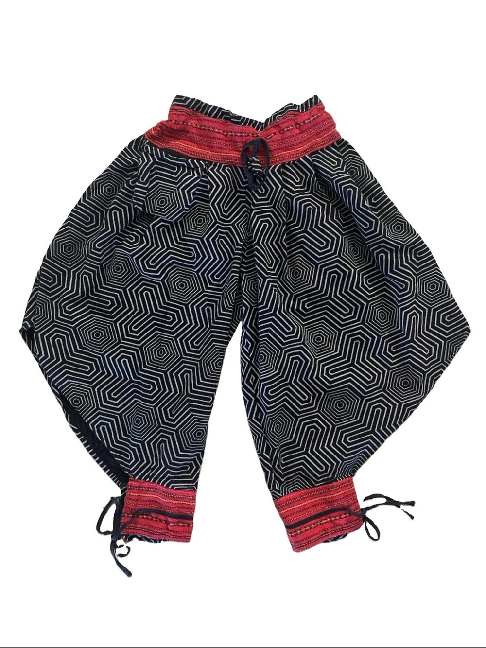 Thai Harem Pants Saimurai Genie Pant Boho Samurai Buddha Backpacker Stretch S/M